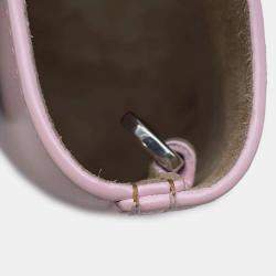 Loewe Pink Leather Size Mini Pebble Bucket Bag