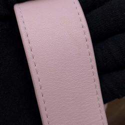 Loewe Pink Leather Size Mini Pebble Bucket Bag