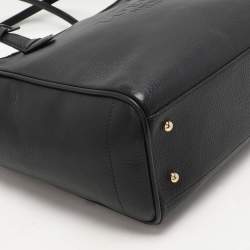 Pre Owned Loewe Black Leather Heritage Shopper Tote