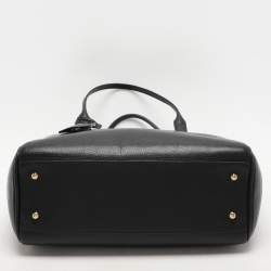 Pre Owned Loewe Black Leather Heritage Shopper Tote