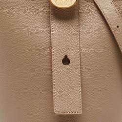Loewe Beige Leather Mini Bucket Bag