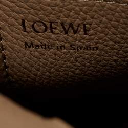 Loewe Beige Leather Mini Bucket Bag