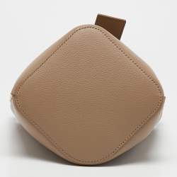 Loewe Beige Leather Mini Bucket Bag