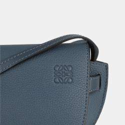 Loewe Blue Leather Mini Gate Shoulder Bag