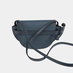 Loewe Blue Leather Mini Gate Shoulder Bag