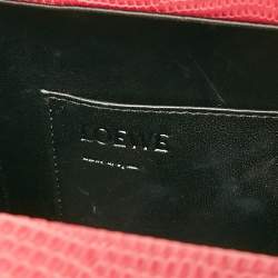 Loewe Pink Lizard Postal Frame Satchel