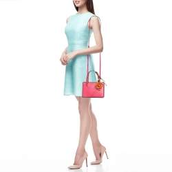 Loewe Pink Lizard Postal Frame Satchel