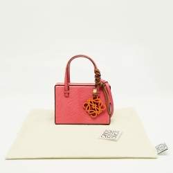 Loewe Pink Lizard Postal Frame Satchel