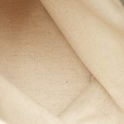 Pre Owned Loewe Blue/White Washed Denim and Leather Mini Sailor Mermaid Drawstring Bag