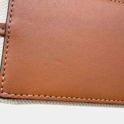 Loewe Beige/Brown Canvas Leather  Mini Anagram Tote Bag