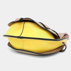 Loewe Brown Leather Gateback Shoulder Bag