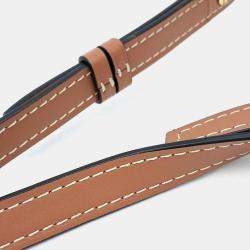 Loewe Brown Leather Gateback Shoulder Bag