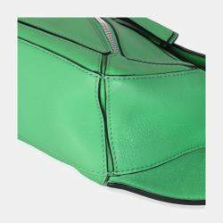 Loewe Jungle Green Calfskin Mini Puzzle Belt Bag
