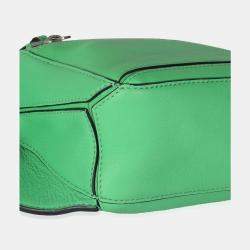 Loewe Jungle Green Calfskin Mini Puzzle Belt Bag