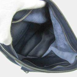 Loewe Navy Blue Leather Anton Sling Shoulder Bag