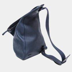 Loewe Navy Blue Leather Anton Sling Shoulder Bag