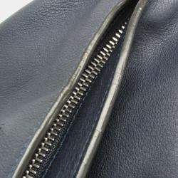 Loewe Navy Blue Leather Anton Sling Shoulder Bag