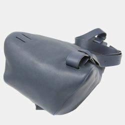 Loewe Navy Blue Leather Anton Sling Shoulder Bag