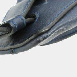 Loewe Navy Blue Leather Anton Sling Shoulder Bag
