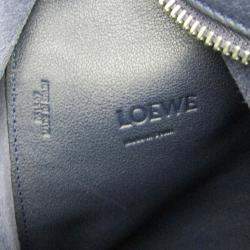 Loewe Navy Blue Leather Anton Sling Shoulder Bag