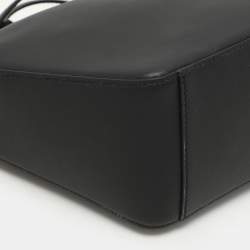 Pre Owned Loewe Black Leather Mini Hammock Crossbody Bag