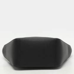 Pre Owned Loewe Black Leather Mini Hammock Crossbody Bag