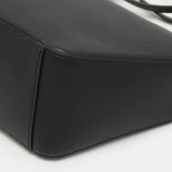 Pre Owned Loewe Black Leather Mini Hammock Crossbody Bag