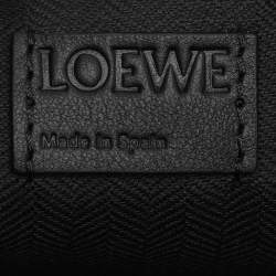 Pre Owned Loewe Black Leather Mini Hammock Crossbody Bag