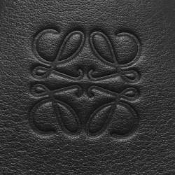 Pre Owned Loewe Black Leather Mini Hammock Crossbody Bag