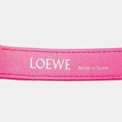Loewe Pink Small Anagram Canvas Cubi Bag
