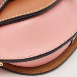 Pre Owned Loewe Tricolor Leather Mini Gate Crossbody Bag