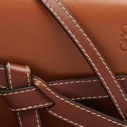 Pre Owned Loewe Tricolor Leather Mini Gate Crossbody Bag