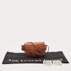 Pre Owned Loewe Tricolor Leather Mini Gate Crossbody Bag