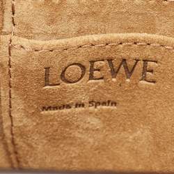 Pre Owned Loewe Tricolor Leather Mini Gate Crossbody Bag