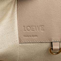 Loewe Beige Small Leather Hammock Bag