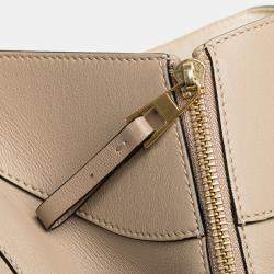Loewe Beige Small Leather Hammock Bag