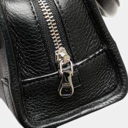 Loewe Black Micro Leather Amazona Satchel Bag