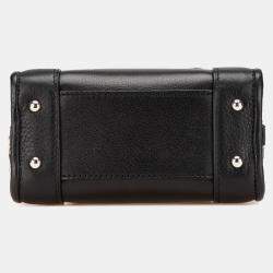 Loewe Black Micro Leather Amazona Satchel Bag