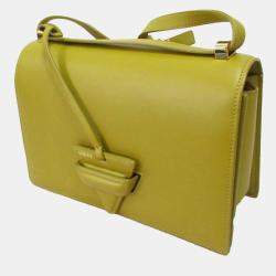 Loewe Yellow Small Leather Barcelona Crossbody