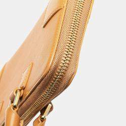 Loewe Caramel Leather Amazona Pouch Bag