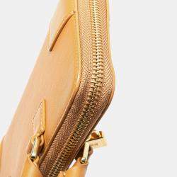 Loewe Caramel Leather Amazona Pouch Bag