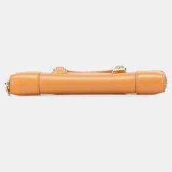 Loewe Caramel Leather Amazona Pouch Bag