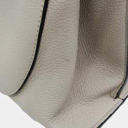 Loewe Light Beige Gate Leather Mini Top Handle Bag