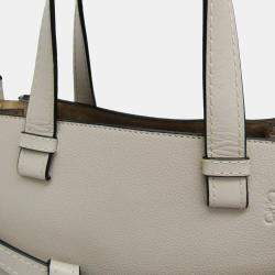 Loewe Light Beige Gate Leather Mini Top Handle Bag