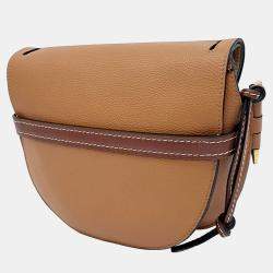 Loewe Brown Leather Gateback Small bag