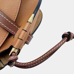 Loewe Brown Leather Gateback Small bag