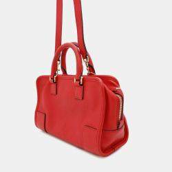 Loewe Red Leather Amazonas 23 Shoulder Bag