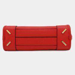 Loewe Red Leather Amazonas 23 Shoulder Bag