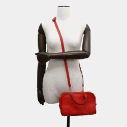 Loewe Red Leather Amazonas 23 Shoulder Bag