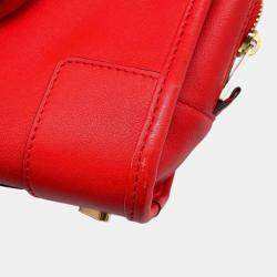 Loewe Red Leather Amazonas 23 Shoulder Bag